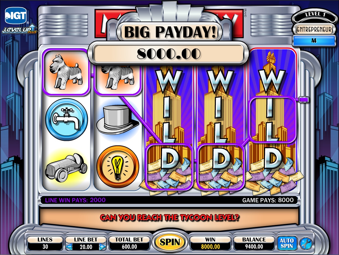 Where can i play monopoly slots online for free